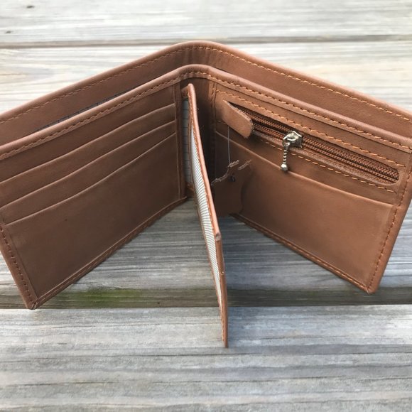 Brown Wallet Handmade Genuine Leather Card Holder - Picture 9 of 10